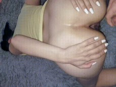 cum on my ass and pussy gif