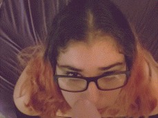 Cum load for a hungry pet. gif