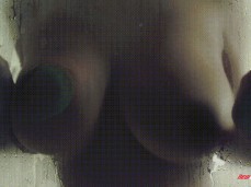 Autumn Falls' shower tits gif