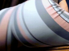 Big ass White Girl in Pajamas gif
