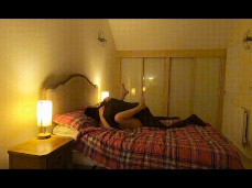 Surrendering to Jungle Fever - He Explodes Inside Her gif