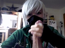 Broccolibutts stroke big cock until it cums gif