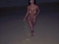 hot beach doggy gif