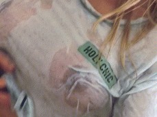 Nicole Aniston teasing in shower gif