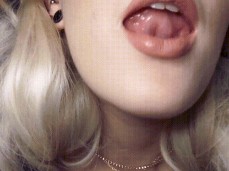 warm wet tongue gif