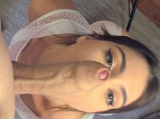 Tru Kait sucking Cock infornt of her Friends Joanna Angel Abbie Maley gif