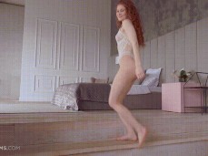 Imagine You Follow Her To Bed, And Her Firm Ass Is In Your Hands As You Cum gif