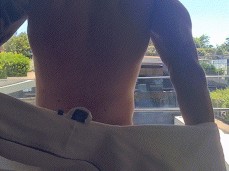 muscle hunk Valdemar Hot gets naked on the balcony 0044-1 5 hot muscle ass gif