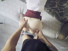 big cumshot over her ass gif