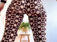 twerking without panties in tight pants gif