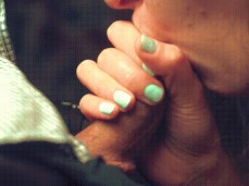 Close-up blowjob and cum in mouth gif