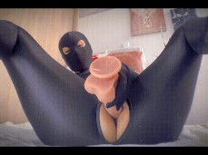 BIG dildo pink tip inside my tight pussy gif