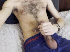 Дрочка в трусах gif