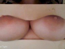 Tits Between Bed Slats gif