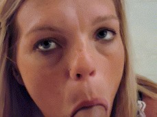 maid takes break to suck cock gif