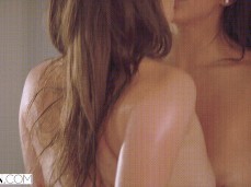 kissing girls fuck a happy man gif