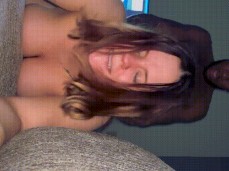 Busty Lady gets BBC gif