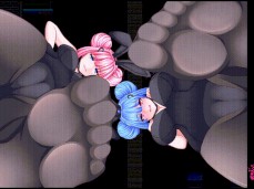 Maki and Mika makes me Worship their Sweaty Feet gif