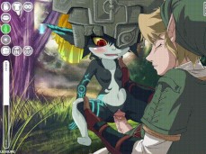 Midna riding link vaginal gif
