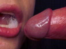 Swallowing Cum gif