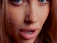 Luxury Girl face closeup gif