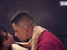 latina goth riding gif