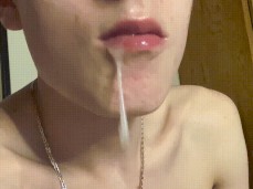 Cum mouth gif