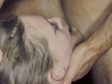 Rough facefuck and slaps for  sub slut gif