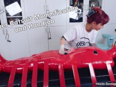 mummification tease gif