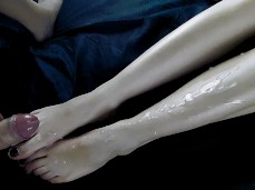 cum all over her legs gif