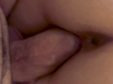 His big dick barely fits into my tight pussy gif