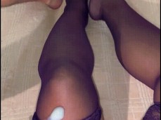 cumshot on stockings legs gif