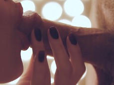 Sensual Close Up Blowjob gif