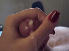 999 handjob and cum gif