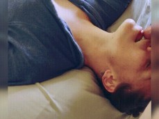 Upside Down Deepthroat Blowjob gif