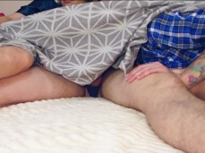 sneaky cheating BJ gif