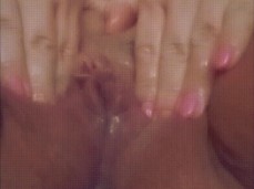 Real clitoris and pussy orgasm, huge pulse gif