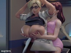 Lesbian boob play gif