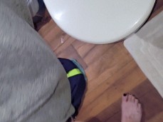 Choking my friends girlfriend while i fuck her from behind gif