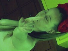 Magical witch girl makes magic gif