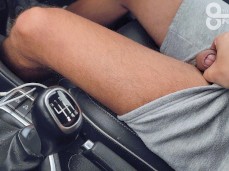 Yorkshire Pounder grabs driver's uncut cock 0029-1 gif