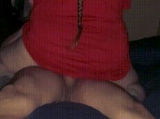 Bbw  riding daddy gif