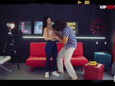 Nekane topless struggle gif