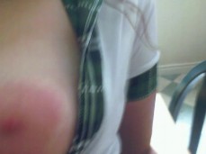 pulling  tits out of uniform and watching them bounce during sex gif