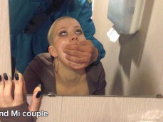 FUCK GIRLFRIEND IN PUBLIC TOILET gif