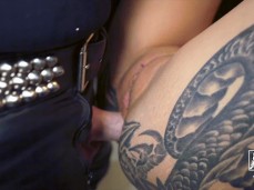 Darcy Diamond tattooed ass fucked by fan gif