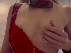 Schoolgirl Mila Lioness strips while riding your dick gif