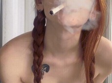 Smoking Dangling gif