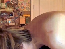 deep dildo throat gif