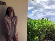 see through wet shirt gif